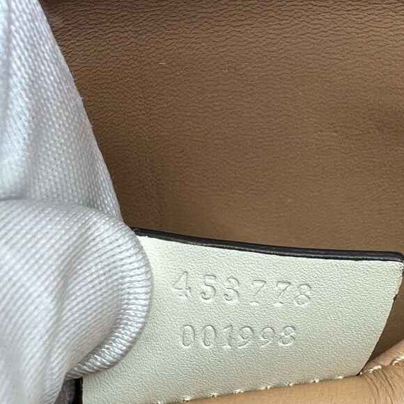 Gucci Rare Queen Margaret Pearl Web Nappa Leather Flap Broadway Bag - Picture 13 of 15